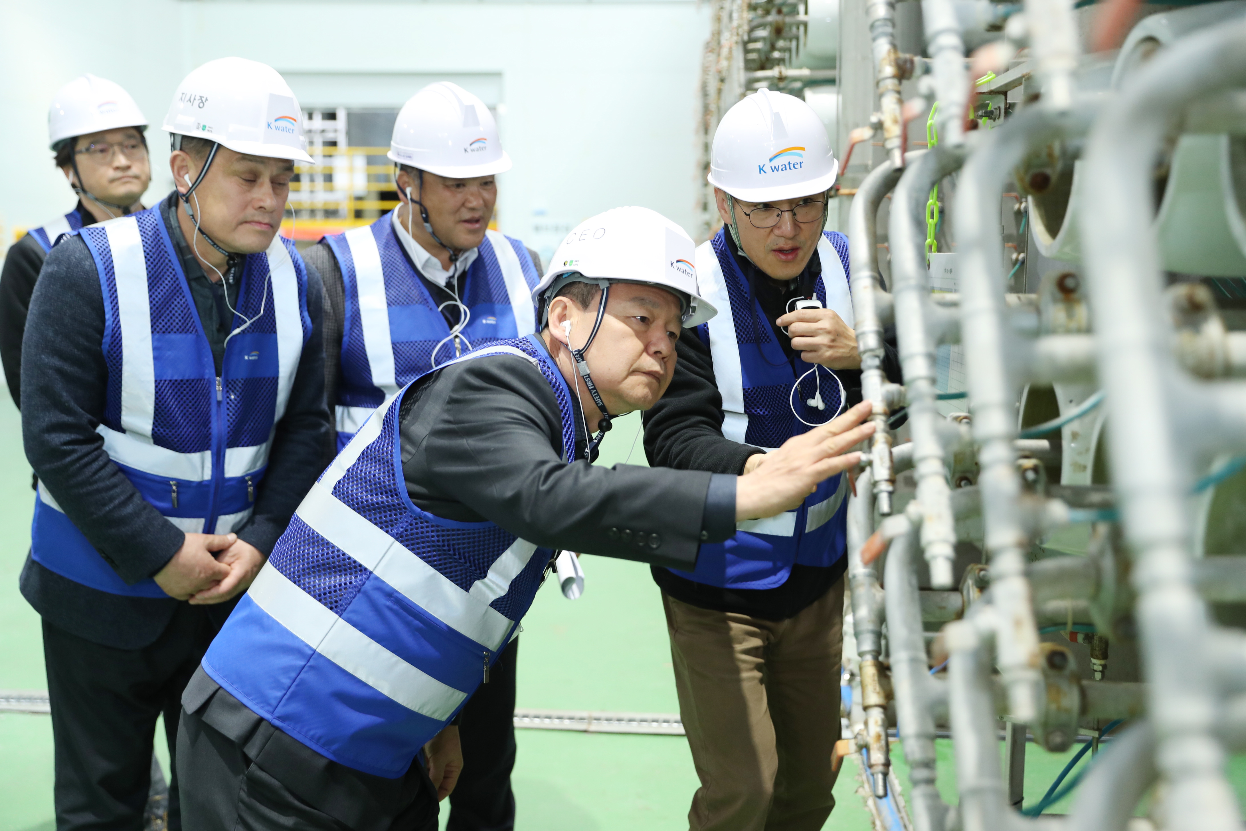 CEO Visits the Daesan Industrial  Water Supply Center